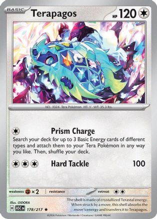 Terapagos (178) [ME Ascended Heroes] Holofoil - Rare