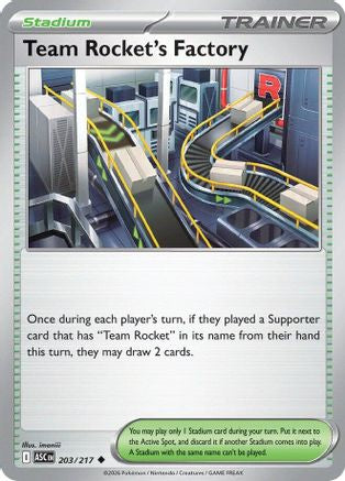Team Rocket's Factory (203) [ME Ascended Heroes] - Uncommon