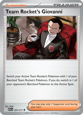 Team Rocket's Giovanni (204) [ME Ascended Heroes] - Uncommon