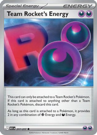 Team Rocket's Energy (217) [ME Ascended Heroes] Reverse Holofoil - Uncommon