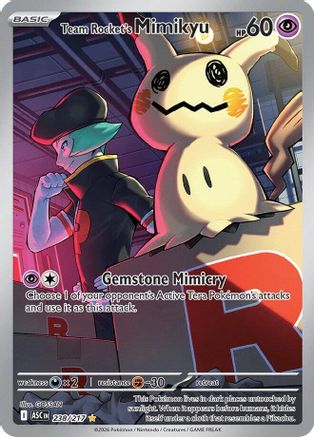 Team Rocket's Mimikyu (238/217) [ME Ascended Heroes] Holofoil - Illustration Rare