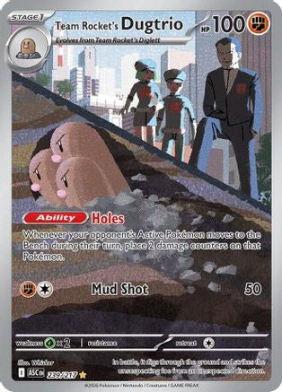 Team Rocket's Dugtrio (239/217) [ME Ascended Heroes] Holofoil - Illustration Rare