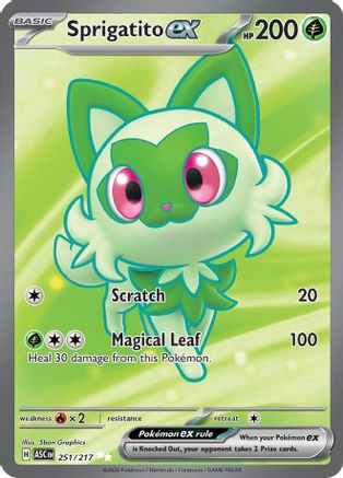 Sprigatito ex (251) [ME Ascended Heroes] Holofoil - Ultra Rare