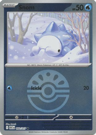 Snom (Friend Ball) (052) [ME Ascended Heroes] Reverse Holofoil - Common