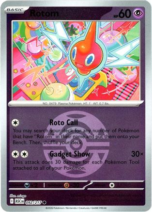 Rotom (Dusk Ball) (092) [ME Ascended Heroes] Reverse Holofoil - Common