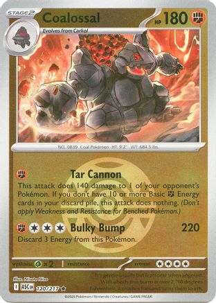 Coalossal (Dusk Ball) (120) [ME Ascended Heroes] Reverse Holofoil - Rare