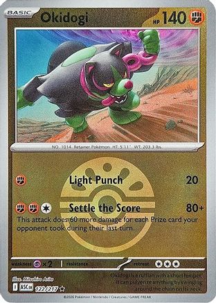 Okidogi (Friend Ball) (122) [ME Ascended Heroes] Reverse Holofoil - Rare