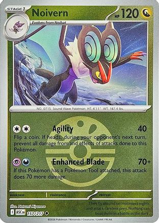 Noivern (Friend Ball) (157) [ME Ascended Heroes] Reverse Holofoil - Uncommon