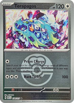 Terapagos (Love Ball) (178) [ME Ascended Heroes] Reverse Holofoil - Rare