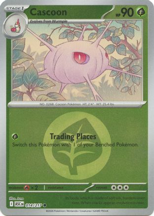 Cascoon (Energy Symbol Pattern) (014) [ME Ascended Heroes] Reverse Holofoil - Common