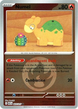 Numel (Energy Symbol Pattern) (027/217) [ME Ascended Heroes] Reverse Holofoil - Common