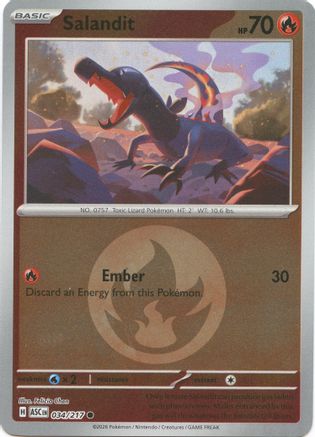 Salandit (Energy Symbol Pattern) (034) [ME Ascended Heroes] Reverse Holofoil - Common