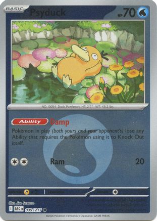 Psyduck (Energy Symbol Pattern) (039/217) [ME Ascended Heroes] Reverse Holofoil - Common