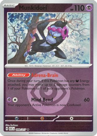 Munkidori (Energy Symbol Pattern) (099) [ME Ascended Heroes] Reverse Holofoil - Rare