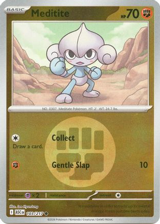 Meditite (Energy Symbol Pattern) (103) [ME Ascended Heroes] Reverse Holofoil - Common