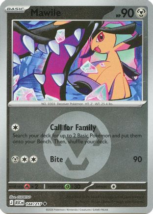 Mawile (Energy Symbol Pattern) (144/217) [ME Ascended Heroes] Reverse Holofoil - Uncommon
