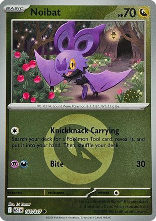 Noibat (Energy Symbol Pattern) (156) [ME Ascended Heroes] Reverse Holofoil - Common