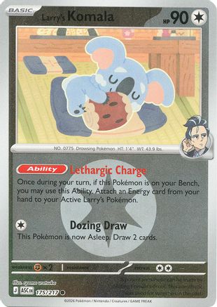 Larry's Komala (Energy Symbol Pattern) (175) [ME Ascended Heroes] Reverse Holofoil - Common