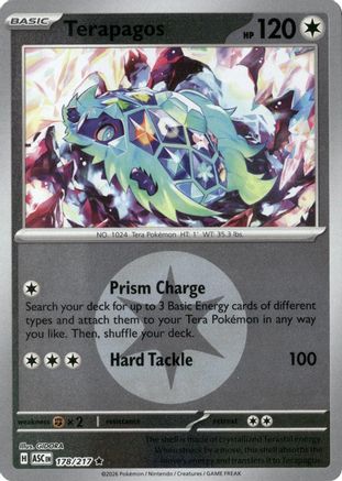 Terapagos (Energy Symbol Pattern) (178) [ME Ascended Heroes] Reverse Holofoil - Rare