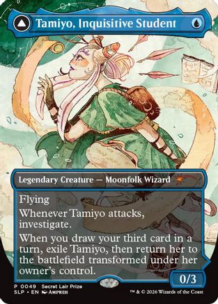 Tamiyo, Inquisitive Student (SLP-049) [Secret Lair Showdown]