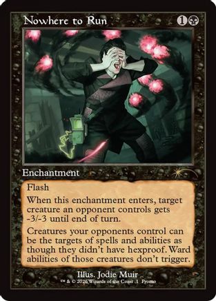 Nowhere to Run (Retro Frame) (WPN-001) [WPN & Gateway Promos] Foil