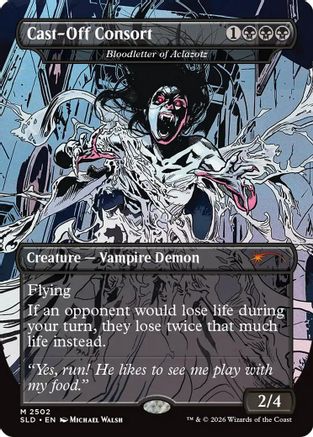 Cast-Off Consort - Bloodletter of Aclazotz (SLD-2502) [Secret Lair Drop Series] Foil