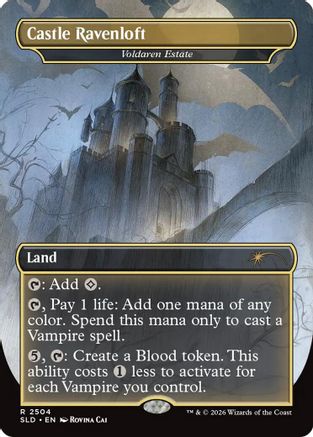 Castle Ravenloft - Voldaren Estate (SLD-2504) [Secret Lair Drop Series] Foil
