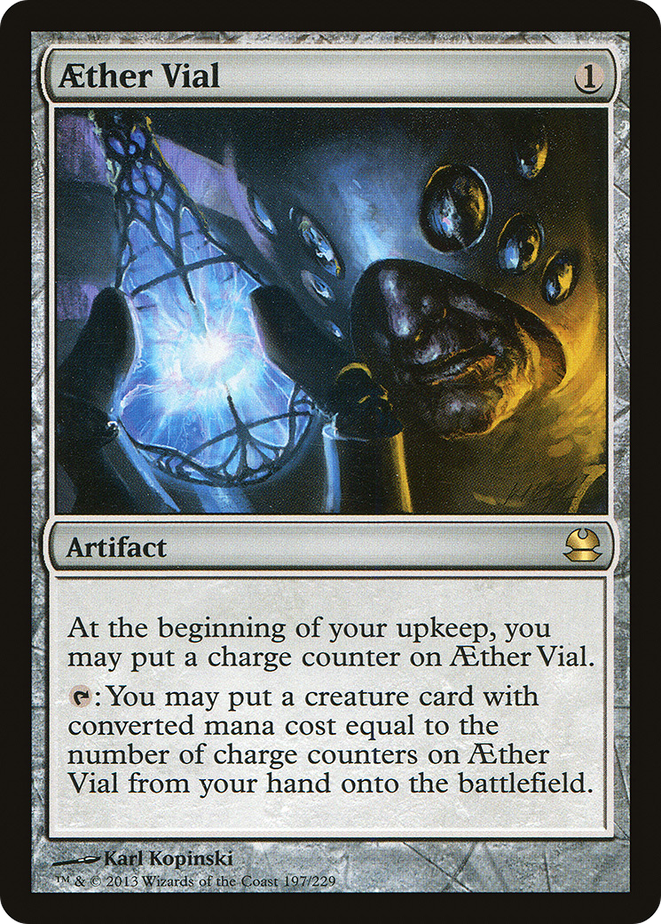 Aether Vial (MMA-197) [Modern Masters] Foil