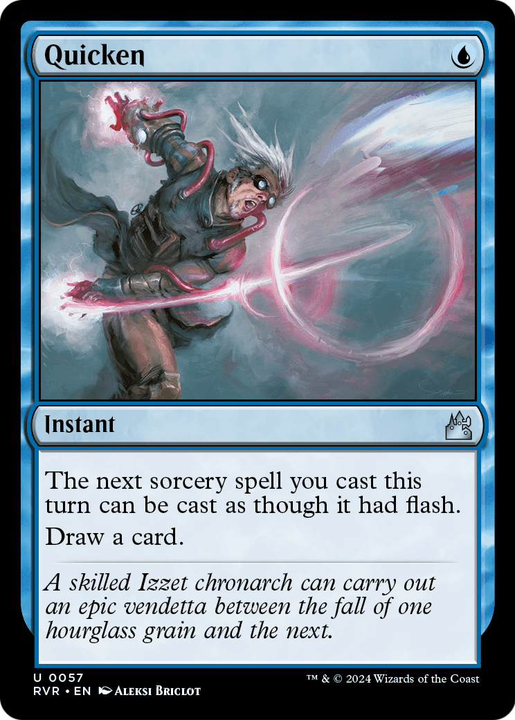 Quicken (RVR-057) [Ravnica Remastered] Foil