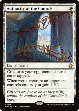 Authority of the Consuls (PPECL-137) [Promo Pack: Lorwyn Eclipsed]