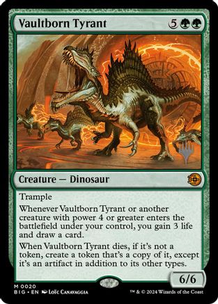 Vaultborn Tyrant (PPECL-020) [Promo Pack: Lorwyn Eclipsed]