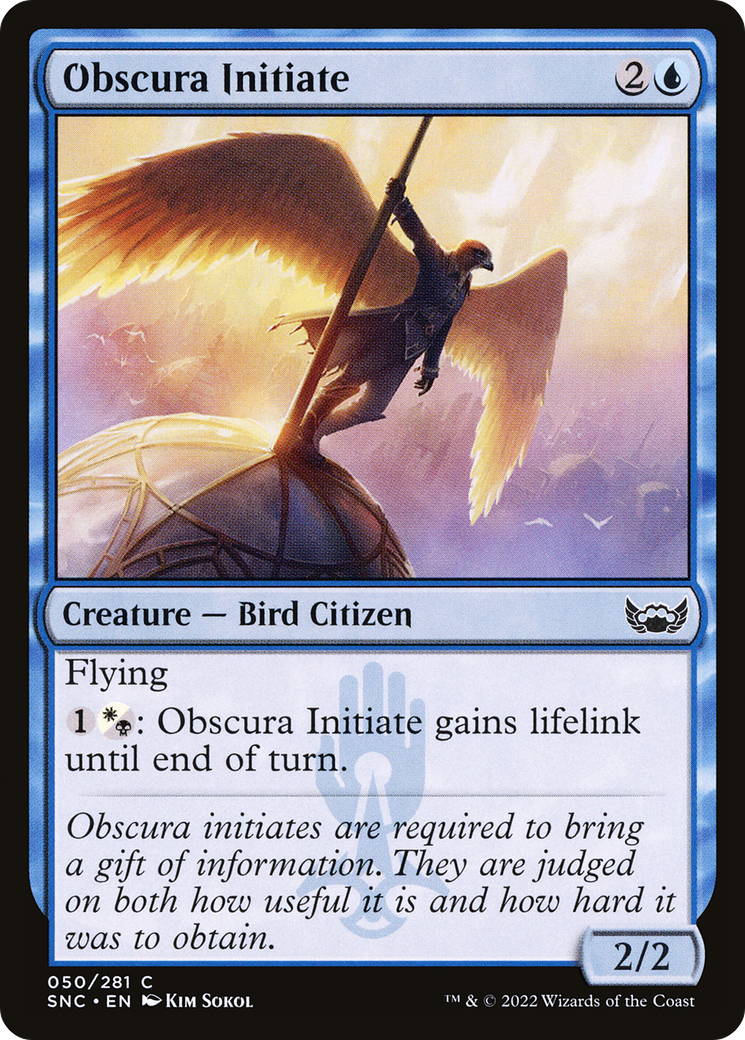 Obscura Initiate (SNC-050) [Streets of New Capenna] Foil