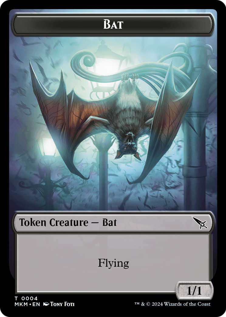 Bat (TMKM-004) [Murders at Karlov Manor Tokens]