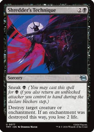 Shredder's Technique (TMT-077) [Teenage Mutant Ninja Turtles] Foil