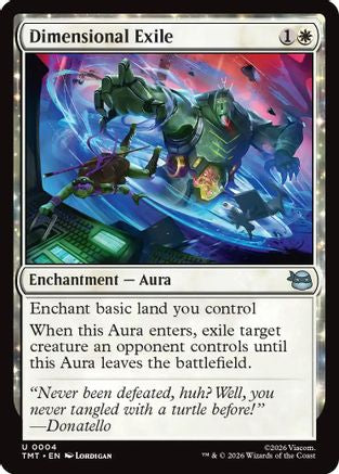 Dimensional Exile (TMT-004) [Teenage Mutant Ninja Turtles] Foil