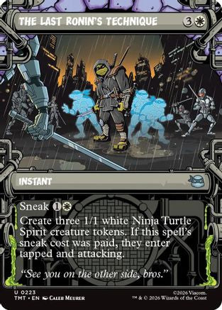 The Last Ronin's Technique (Showcase) (TMT-223) [Teenage Mutant Ninja Turtles] Foil