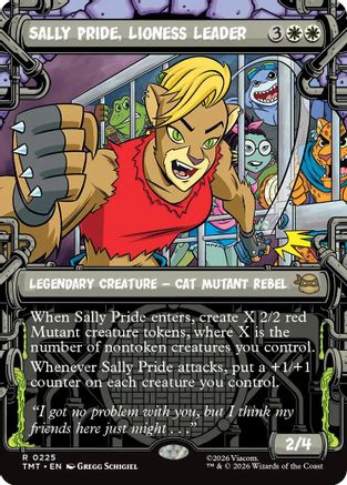 Sally Pride, Lioness Leader (Showcase) (TMT-225) [Teenage Mutant Ninja Turtles]