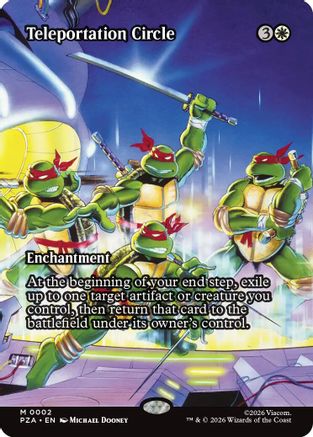 Teleportation Circle (Borderless) (PZA-002) [Teenage Mutant Ninja Turtles Eternal-Legal]