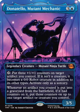 Donatello, Mutant Mechanic (Borderless) (TMT-216) [Teenage Mutant Ninja Turtles] Foil