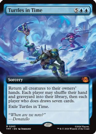 Turtles in Time (Extended Art) (TMT-263) [Teenage Mutant Ninja Turtles] Foil