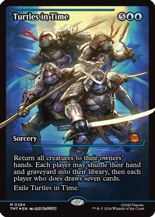 Turtles in Time (Showcase) (TMT-284) [Teenage Mutant Ninja Turtles] Foil