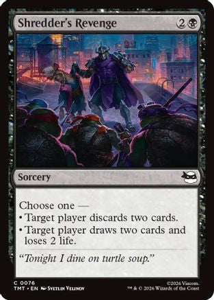 Shredder's Revenge (TMT-076) [Teenage Mutant Ninja Turtles] Foil