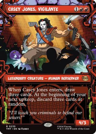 Casey Jones, Vigilante (TMT-235) (Showcase) [Teenage Mutant Ninja Turtles] Foil