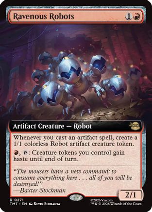 Ravenous Robots (Extended Art) (TMT-271) [Teenage Mutant Ninja Turtles] Foil