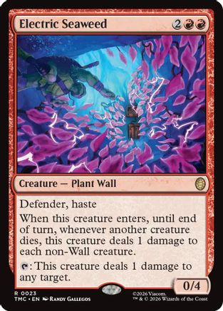 Electric Seaweed (TMC-023) [Commander: Teenage Mutant Ninja Turtles]