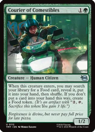 Courier of Comestibles (TMT-112) [Teenage Mutant Ninja Turtles] Foil