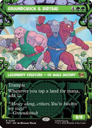 Groundchuck & Dirtbag (Showcase) (TMT-238) [Teenage Mutant Ninja Turtles] Foil