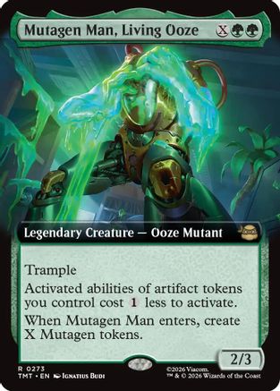 Mutagen Man, Living Ooze (Extended Art) (TMT-273) [Teenage Mutant Ninja Turtles] Foil