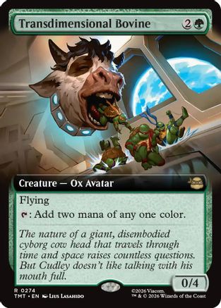 Transdimensional Bovine (Extended Art) (TMT-274) [Teenage Mutant Ninja Turtles]