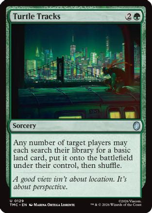 Turtle Tracks (TMC-129) [Commander: Teenage Mutant Ninja Turtles]